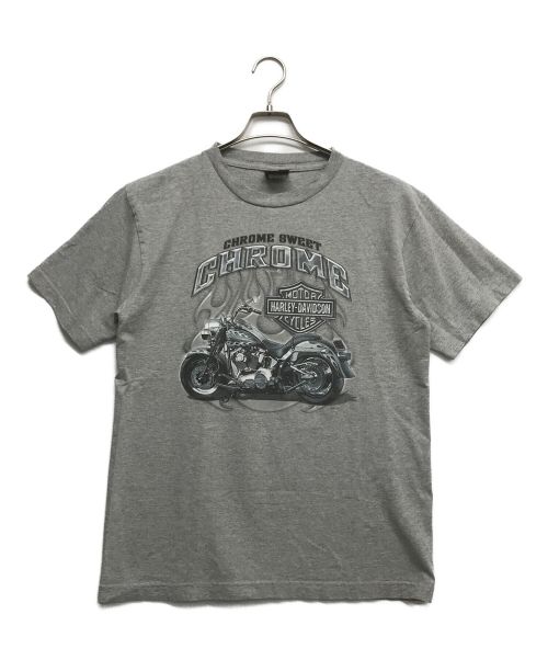 HARLEY-DAVIDSON（ハーレーダビッドソン）HARLEY-DAVIDSON (ハーレーダビッドソン) プリントTシャツ グレー サイズ:Mの古着・服飾アイテム