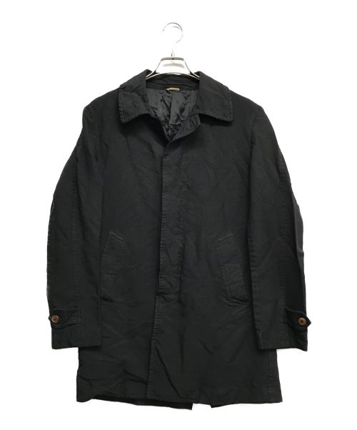 COMME des GARCONS HOMME DEUX（コムデギャルソン オム ドゥ）COMME des GARCONS HOMME DEUX (コムデギャルソン オム ドゥ) ステンカラーコート ブラック サイズ:Sの古着・服飾アイテム