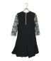 mame kurogouchi (マメクロゴウチ) Tulle Embroidered Sleeve Dress ブラック サイズ:2：12800円