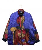 MAGGIE LAWRENCEマギー ローレンス）の古着「Picasso Artist Fashion Bomber Jacket」｜ブルー