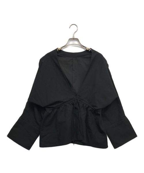 CLANE（クラネ）CLANE (クラネ) 2WAY FRILL BOLERO ブラック サイズ:2の古着・服飾アイテム