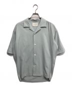 PUBLIC TOKYOパブリックトウキョウ）の古着「GRクロスオープンカラーシャツ」｜グリーン