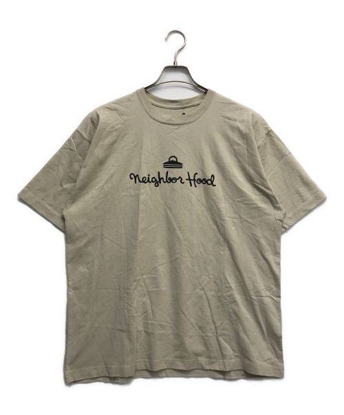 NEIGHBORHOOD（ネイバーフッド）NEIGHBORHOOD (ネイバーフッド) ロゴTシャツ ベージュ サイズ:Lの古着・服飾アイテム