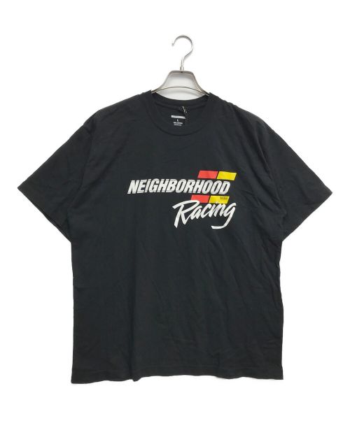 NEIGHBORHOOD（ネイバーフッド）NEIGHBORHOOD (ネイバーフッド) プリントTシャツ ブラック サイズ:Lの古着・服飾アイテム