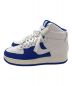 NIKE (ナイキ) NBA (エヌビーエー) Air Force 1 High / ハイカットスニーカー ホワイト×ブルー サイズ:US9/UK8/EUR42.5：12000円