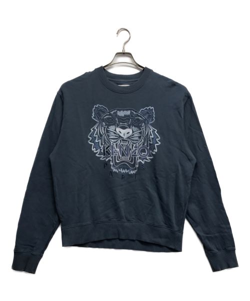 KENZO（ケンゾー）KENZO (ケンゾー) タイガークラシックスウェット ブルー サイズ:Mの古着・服飾アイテム