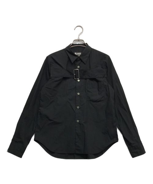 BLACK COMME des GARCONS（ブラック コムデギャルソン）BLACK COMME des GARCONS (ブラック コムデギャルソン) 長袖シャツ ブラック サイズ:Sの古着・服飾アイテム