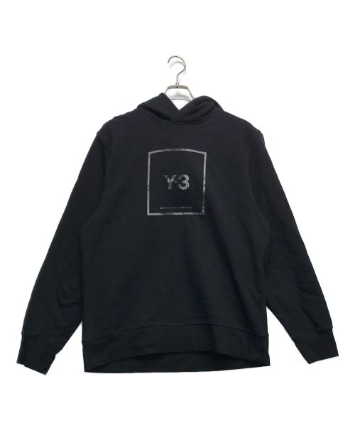 Y-3（ワイスリー）Y-3 (ワイスリー) U SQ LBL GRPHC HOODIE ブラック サイズ:Lの古着・服飾アイテム