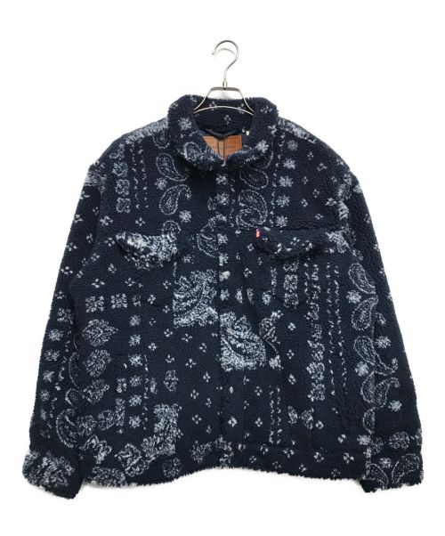 LEVI'S（リーバイス）LEVI'S (リーバイス) シェルパトラッカージャケット ネイビー サイズ:M（Japan L）の古着・服飾アイテム