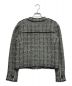 ISABEL MARANT (イザベルマラン) ノーカラーツイードジャケット グレー サイズ:36：7800円