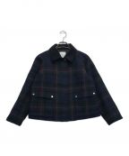 MACKINTOSH PHILOSOPHY×Harris Tweedマッキントッシュフィロソフィー×ハリスツイード）の古着「チェック柄ジャケット」｜ネイビー