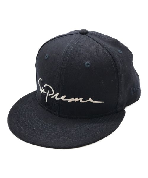 SUPREME（シュプリーム）Supreme (シュプリーム) New Era (ニューエラ) キャップ ネイビー サイズ:58.7の古着・服飾アイテム