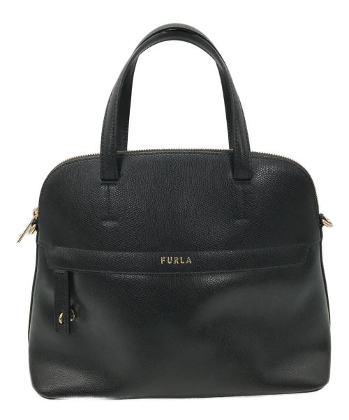 FURLA（フルラ）FURLA (フルラ) 2WAYショルダーバッグ ブラックの古着・服飾アイテム