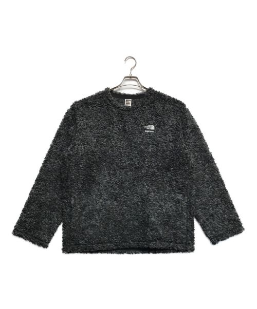 SUPREME（シュプリーム）Supreme (シュプリーム) THE NORTH FACE (ザ ノース フェイス) High Pile Fleece Pullover グレー サイズ:Mの古着・服飾アイテム