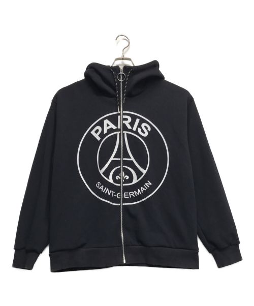 Paris Saint-Germain（パリ・サン ジェルマン）Paris Saint-Germain (パリ・サン＝ジェルマン) ジップパーカー ネイビー サイズ:XLの古着・服飾アイテム