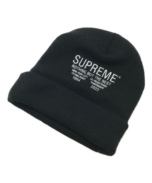 SUPREME（シュプリーム）Supreme (シュプリーム) ナッシングバットビーニー ブラックの古着・服飾アイテム