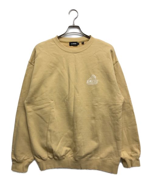 X-LARGE（エクストララージ）X-LARGE (エクストララージ) SLANTED OG CREW NECK SWEAT イエロー サイズ:Lの古着・服飾アイテム