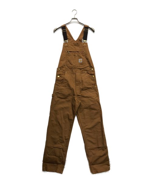 CarHartt（カーハート）CarHartt (カーハート) Duck Bib Overall Unlined ブラウン サイズ:30×32の古着・服飾アイテム