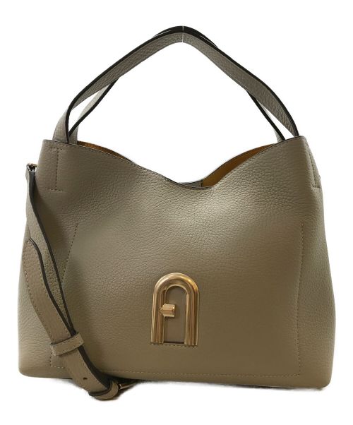 FURLA（フルラ）FURLA (フルラ) Furla Primula 2WAYショルダーバッグ グレーの古着・服飾アイテム