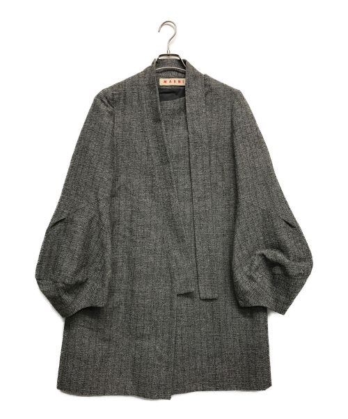 MARNI（マルニ）MARNI (マルニ) 作務衣風コート グレー サイズ:42の古着・服飾アイテム