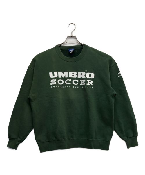 UMBRO（アンブロ）UMBRO (アンブロ) 90～00ｓクルーネックスウェット グリーン サイズ:Lの古着・服飾アイテム