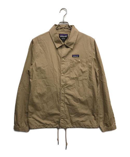 Patagonia（パタゴニア）Patagonia (パタゴニア) ライトウェイト・オールウェア・ヘンプ・コーチズ・ジャケット ベージュ サイズ:Sの古着・服飾アイテム