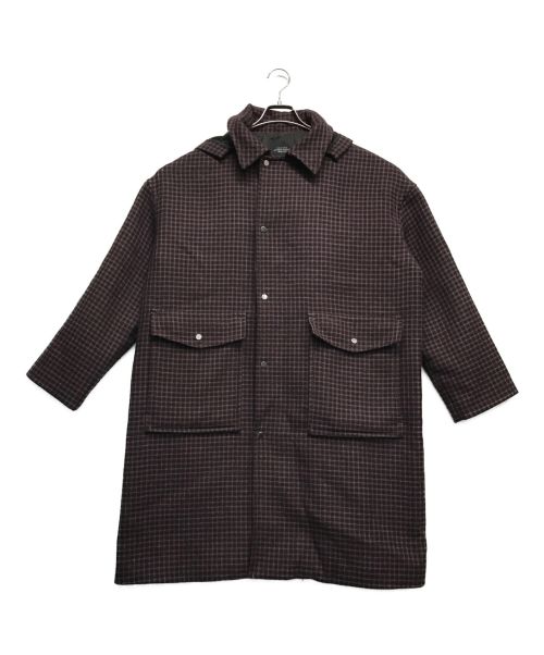 UNUSED（アンユーズド）UNUSED (アンユーズド) Gun-club check coat ブラウン サイズ:1の古着・服飾アイテム