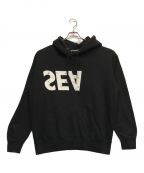 WIND AND SEA×GOD SELECTION XXXウィンド アンド シー×ゴッドセレクショントリプルエックス）の古着「プルオーバーパーカー / MONOGRAM HOODIE」｜ブラック