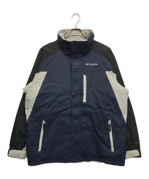 Columbia（コロンビア）Columbia (コロンビア) ジップアップジャケット ネイビー×ブラック×グレー サイズ:Lの古着・服飾アイテム