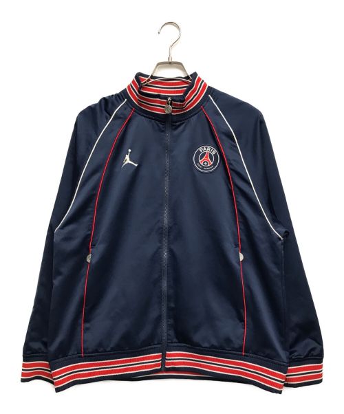 JORDAN（ジョーダン）JORDAN (ジョーダン) PARIS SAINT-GERMAIN (パリ・サン＝ジェルマン) ジョーダン PSG クラブ アンセム ジャケット ネイビー サイズ:Lの古着・服飾アイテム