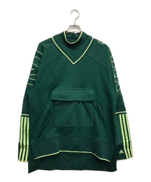 adidas（アディダス）adidas (アディダス) Ivy Park (アイヴィーパーク) カーゴ スウェット グリーン サイズ:Mの古着・服飾アイテム