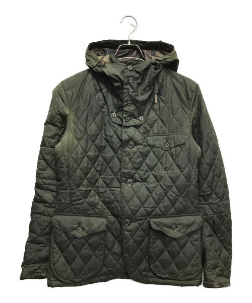 Barbour（バブアー）Barbour (バブアー) TO KI TO (トキト) フーデットキルティングジャケット オリーブ サイズ:Sの古着・服飾アイテム