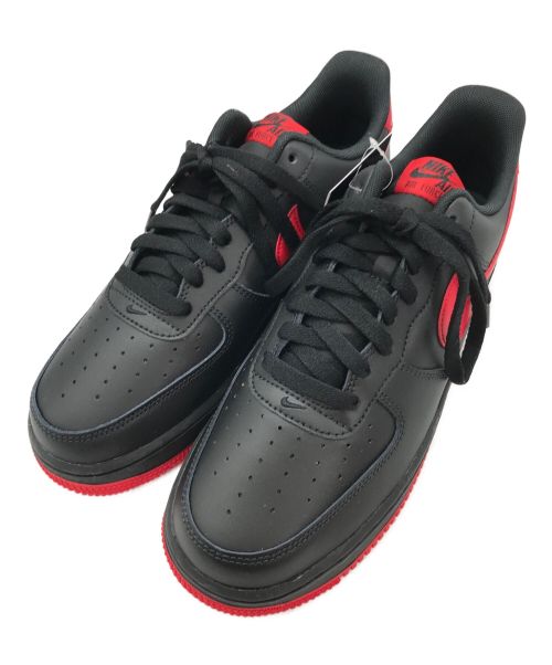 NIKE（ナイキ）NIKE (ナイキ) ローカットスニーカー / AIR FORCE 1 LOW BLACK RED サイズ:US9/UK8/EUR42.5の古着・服飾アイテム