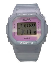 CASIO×X-GIRL（カシオ×エックスガール）の古着「デジタルウォッチ」｜パープル