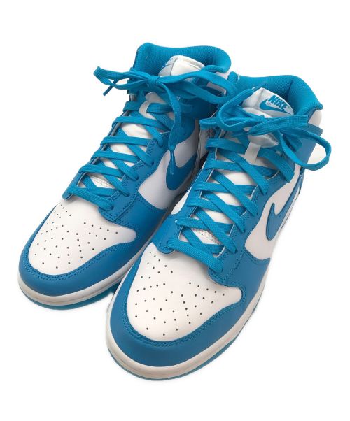 NIKE（ナイキ）NIKE (ナイキ) ハイカットスニーカー / Dunk High ブルー×ホワイト / Championship Blue サイズ:US9.5/UK8.5/EUR43の古着・服飾アイテム