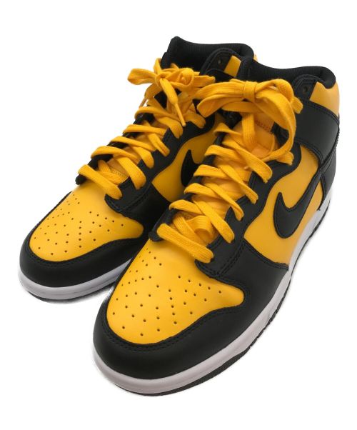 NIKE（ナイキ）NIKE (ナイキ) ハイカットスニーカー / Dunk High ブラック×イエロー / Universi サイズ:US9/UK8/EUR42.5の古着・服飾アイテム