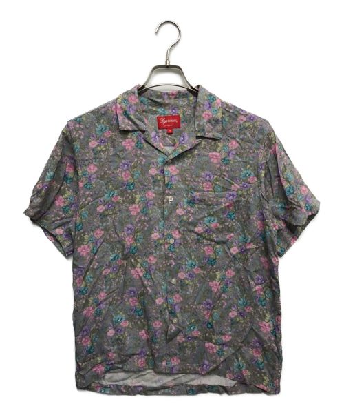 SUPREME（シュプリーム）Supreme (シュプリーム) mini floral rayon shirt グレー サイズ:Sの古着・服飾アイテム