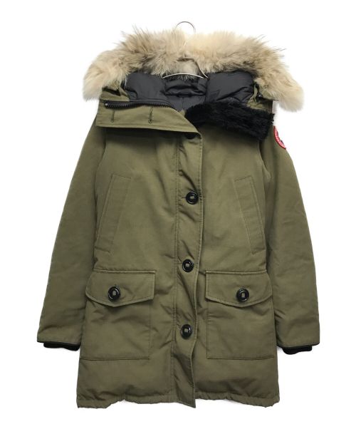 CANADA GOOSE（カナダグース）CANADA GOOSE (カナダグース) Bronte Parka Heritage グリーン サイズ:XSの古着・服飾アイテム