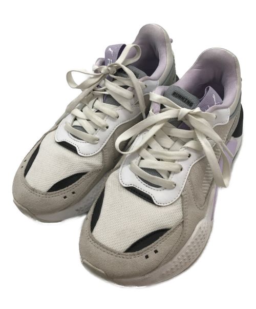 PUMA（プーマ）PUMA (プーマ) emmi (エミ) ローカットスニーカー / RS-X Reinvent Wns グレー×パープル サイズ:US7.5/UK5/EUR38の古着・服飾アイテム