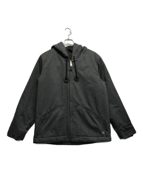 BLUCO WORK GARMENT（ブルコ ワーク ガーメント）BLUCO WORK GARMENT (ブルコ ワーク ガーメント) フーディージャケット グレー サイズ:Lの古着・服飾アイテム