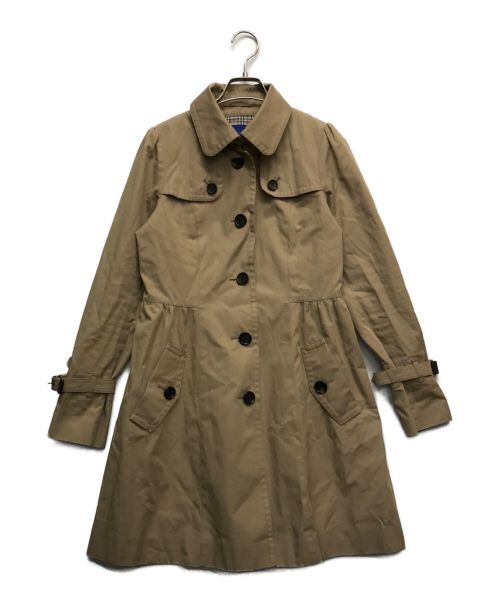 BURBERRY BLUE LABEL（バーバリーブルーレーベル）BURBERRY BLUE LABEL (バーバリーブルーレーベル) シングルトレンチコート ベージュ サイズ:38の古着・服飾アイテム