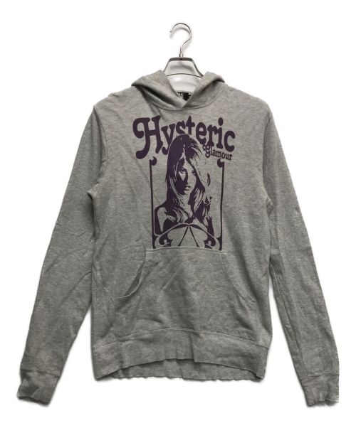 Hysteric Glamour（ヒステリックグラマー）Hysteric Glamour (ヒステリックグラマー) プルオオーバーパーカー グレー サイズ:Mの古着・服飾アイテム