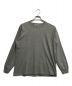 AURALEE（オーラリー）の古着「HARD TWIST COTTON CASHMERE L/S TEE」｜グレー