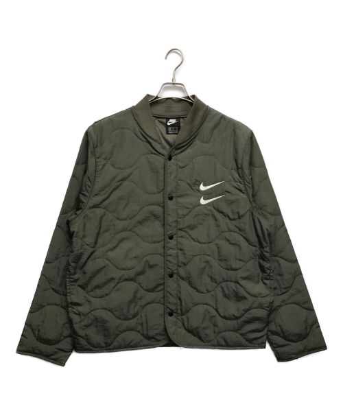 NIKE（ナイキ）NIKE (ナイキ) キルティングジャケット カーキ サイズ:XXLの古着・服飾アイテム