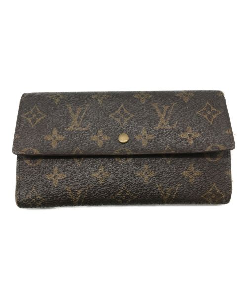 LOUIS VUITTON（ルイ ヴィトン）LOUIS VUITTON (ルイ ヴィトン) ポルトフォイユ・インターナショナル ブラウンの古着・服飾アイテム