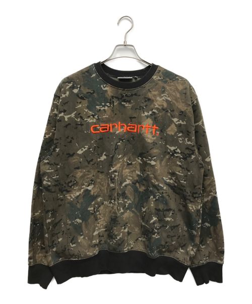 Carhartt WIP（カーハート ワークインプログレス）CARHARTT WIP (カーハートダブリューアイピー) スウェット オリーブ サイズ:Lの古着・服飾アイテム