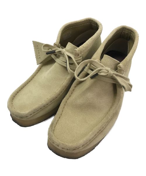 CLARKS（クラークス）CLARKS (クラークス) レースアップシューズ ベージュ サイズ:US7.5/UK5/EU38の古着・服飾アイテム