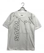 WTAPSダブルタップス）の古着「FLAMES TEE」｜ホワイト