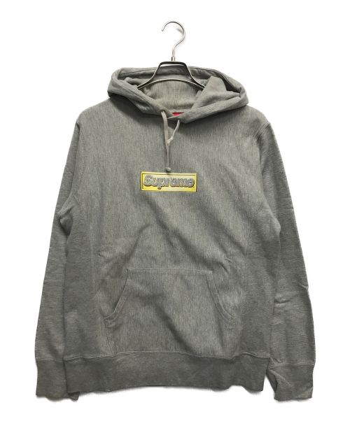 SUPREME（シュプリーム）Supreme (シュプリーム) ブリングボックスロゴパーカー グレー サイズ:Mの古着・服飾アイテム