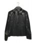 DIESEL BLACK GOLD (ディーゼル ブラック ゴールド) ラムレザーパッチワークジャケット ブラック サイズ:46：24800円